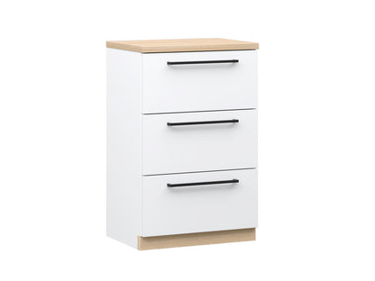 Havi Lipasto 45 cm tammi | 3 laatikkoa