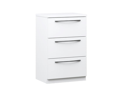 Havi Lipasto 45 cm valkoinen | 3 laatikkoa