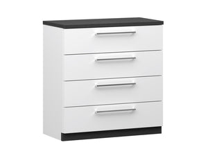 Havi Lipasto 68 cm musta | 4 laatikkoa