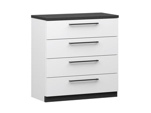 Havi Lipasto 68 cm musta | 4 laatikkoa