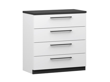 Havi Lipasto 68 cm musta | 4 laatikkoa