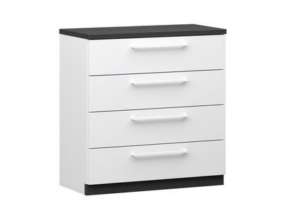Havi Lipasto 68 cm musta | 4 laatikkoa