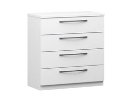 Havi Lipasto 68 cm valkoinen | 4 laatikkoa