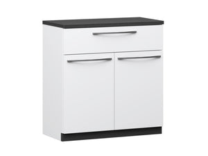 Havi Lipastokaappi 68 cm musta | 2 ovea ja laatikko