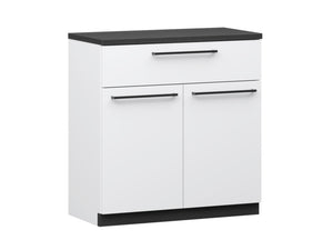 Havi Lipastokaappi 68 cm musta | 2 ovea ja laatikko