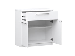 Havi Lipastokaappi 68 cm valkoinen | 2 ovea ja laatikko