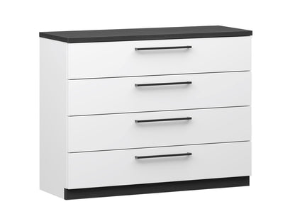 Havi Lipasto 90 cm musta | 4 laatikkoa