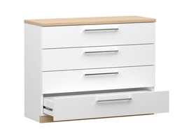 Havi Lipasto 90 cm tammi | 4 laatikkoa