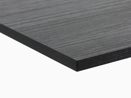 Musta woodline kalustelevy detaljikuva